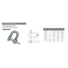 Matériel Vente en gros Us Type Shackle